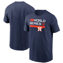  Houston Astros Navy Nike 2022 World Series Authentic Collection Dugout Shirt