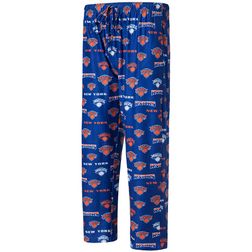 New York Knicks Concepts Sport Breakthrough Allover Print Knit Sleep Pants