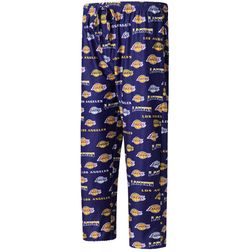 Los Angeles Lakers Concepts Sport Breakthrough Allover Print Knit Sleep Pants