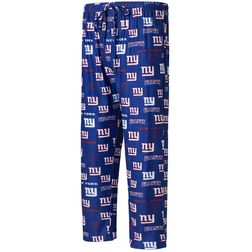 New York Giants Concepts Sport Breakthrough Allover Print Knit Sleep Pants