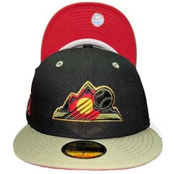 Colorado Rockies Two Tone Dirty Martini 25th Anniversary Patch Red UV 59FIFTY Fitted Hat