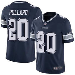 Dallas Cowboys Tony Pollard Nike Navy Vapor Limited Jersey