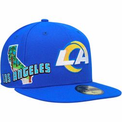 Los Angeles Rams Stateview Blue NFL 59FIFTY New Era Fitted Hat