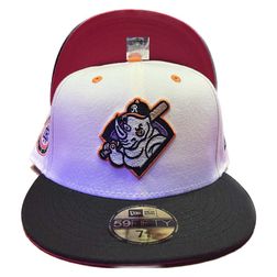 River City Rumblers Chrome Two Tone Hometown Collection Patch Red UV 59FIFTY Fitted Hat