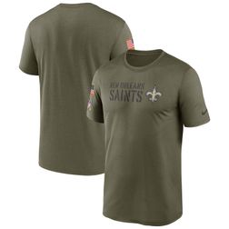 New Orleans Saints Nike Olive Green 2022 Salute to Service Legend Team Shirt