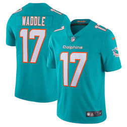 Miami Dolphins Jaylen Waddle Nike Aqua Vapor Limited Jersey