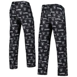 Las Vegas Raiders Concepts Sport Breakthrough Allover Print Knit Sleep Pajama Pants