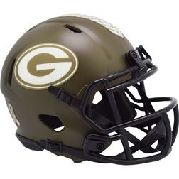 Green Bay Packers 2022 Salute To Service Riddell Speed Mini Helmet