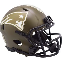 New England Patriots 2022 Salute To Service Riddell Speed Mini Helmet