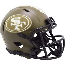 San Francisco 49ers 2022 Salute To Service Riddell Speed Mini Helmet