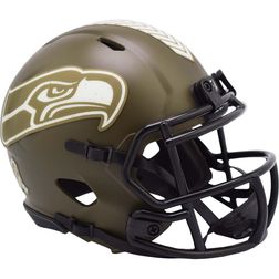 Seattle Seahawks 2022 Salute To Service Riddell Speed Mini Helmet