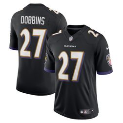 Baltimore Ravens JK Dobbins Nike Black Vapor Limited Jersey