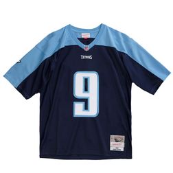 Tennessee Titans Steve McNair 1999 Mitchell & Ness Navy Legacy Jersey