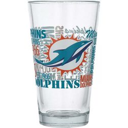 Miami Dolphins NFL Spirit Pint Glass