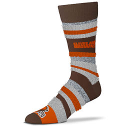 Cleveland Browns For Bare Feet Mountain Stripe Socks