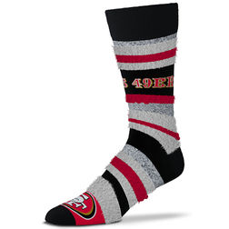 San Francisco 49ers For Bare Feet Mountain Stripe Socks