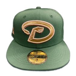 Arizona Diamondbacks Green Envy 2001 WS Patch Brown UV 59FIFTY Fitted Hat