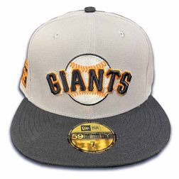 San Francisco Giants Gray Two Tone 2007 ASG Patch Orange UV 59FIFTY Fitted Hat