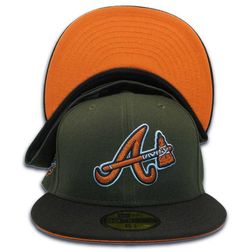 Atlanta Braves Sushi Pack Two Tone 1999 WS Patch Orange UV 59FIFTY Fitted Hat