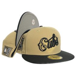 Chicago Cubs Vegas Gold Two Tone 1933 All Star Game Patch Gray UV 59FIFTY Fitted Hat