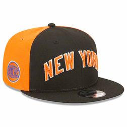 New York Knicks Black City Edition NBA 9FIFTY New Era Snapback Hat