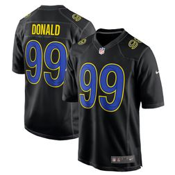 Los Angeles Rams Aaron Donald Nike Black Game Jersey