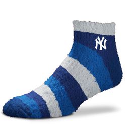 New York Yankees For Bare Feet Team Color Fuzzy Ankle Socks