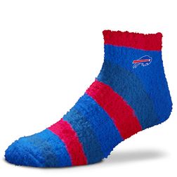 Buffalo Bills For Bare Feet Team Color Fuzzy Ankle Socks