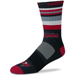 Tampa Bay Buccaneers For Bare Feet Black Rave Crew Socks