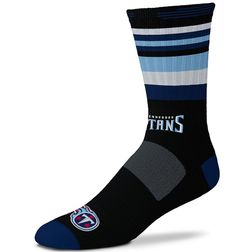 Tennessee Titans For Bare Feet Black Rave Crew Socks