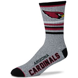 Arizona Cardinals NFL For Bare Feet 5 Star Marbled Crew Socks