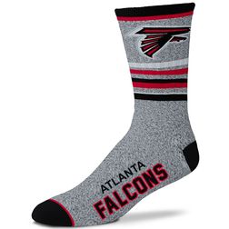 Atlanta Falcons NFL For Bare Feet 5 Star Marbled Crew Socks