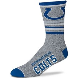 Indianapolis Colts NFL For Bare Feet 5 Star Marbled Crew Socks