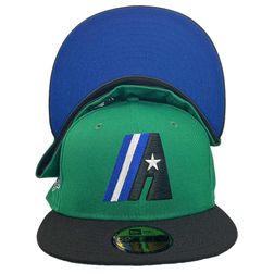 Houston Astros Cyber Monday Green Two Tone 45th Anniversary Patch Blue UV 59FIFTY Fitted Hat