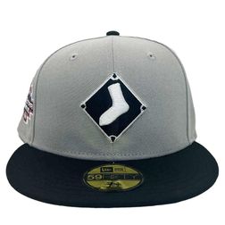 Chicago White Sox Classic Gray 2003 All Star Game Patch Green UV 59FIFTY Fitted Hat