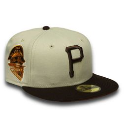 Pittsburgh Pirates Stone Walnut Two Tone 1959 ASG Patch Rust UV 59FIFTY Fitted Hat