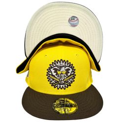 Oakland Athletics Banana Fudge 50th Anniversary Patch Cream UV 59FIFTY Fitted Hat