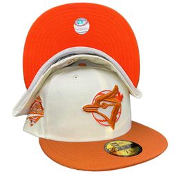 Toronto Blue Jays Chrome Two Tone 1993 WS Patch Bright Orange UV 59FIFTY Fitted Hat