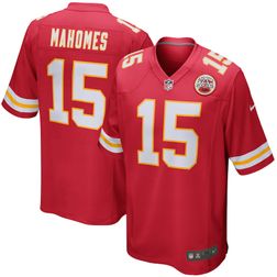 Youth Kansas City Chiefs Patrick Mahomes Red Nike Game Jersey