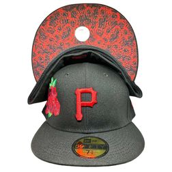 Pittsburgh Pirates Pro Image Exclusive Rose Pattern UV 59FIFTY Fitted Hat