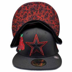 Dallas Cowboys Pro Image Exclusive Rose Pattern UV 59FIFTY Fitted Hat