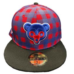 Chicago Cubs Plaid Collection Wrigley Field Patch Green UV 59FIFTY Fitted Hat