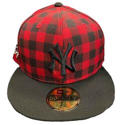 New York Yankees Plaid Collection 1999 World Series Patch Green UV 59FIFTY Fitted Hat