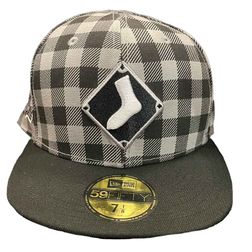 Chicago White Sox Plaid Collection Comisky Park Patch Green UV 59FIFTY Fitted Hat