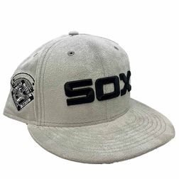 Chicago White Sox Pro Image Exclusive GraySuede 1950 All Star Game Patch Gray UV 59FIFTY Fitted Hat