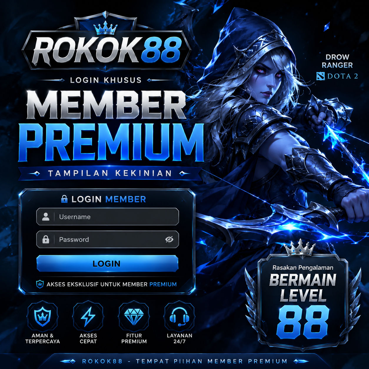 ROKOK88 : Login Khusus Member Premium Dengan Tampilan Kekinian