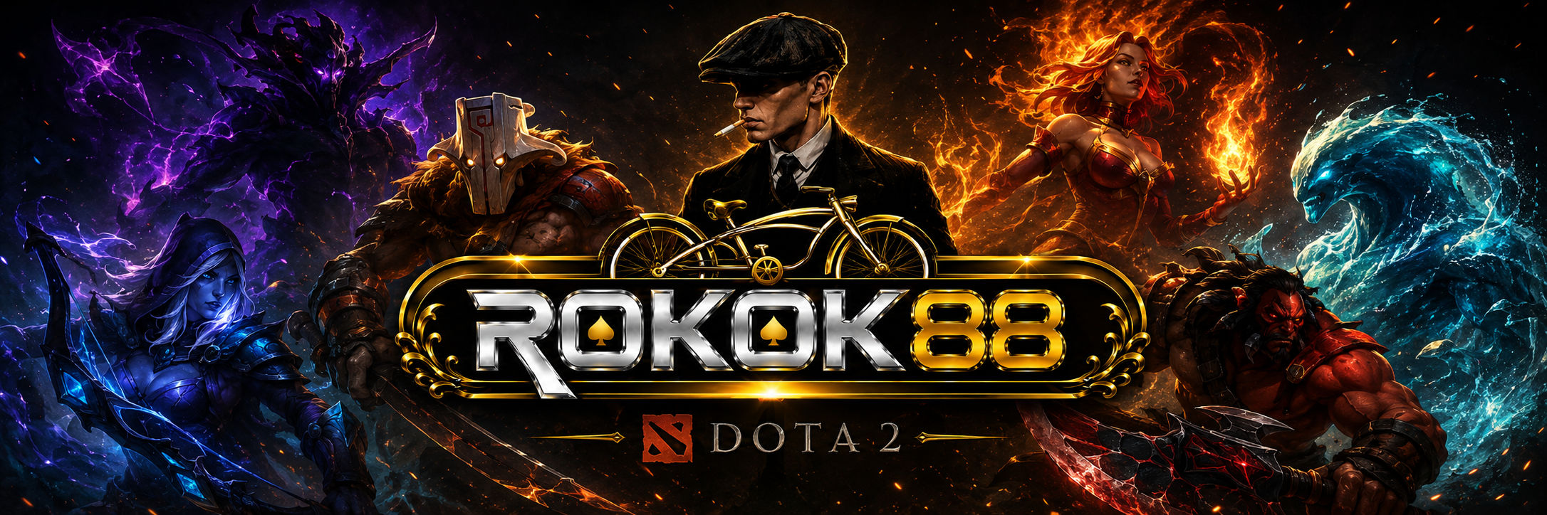 Banner Slider Rokok88 Design