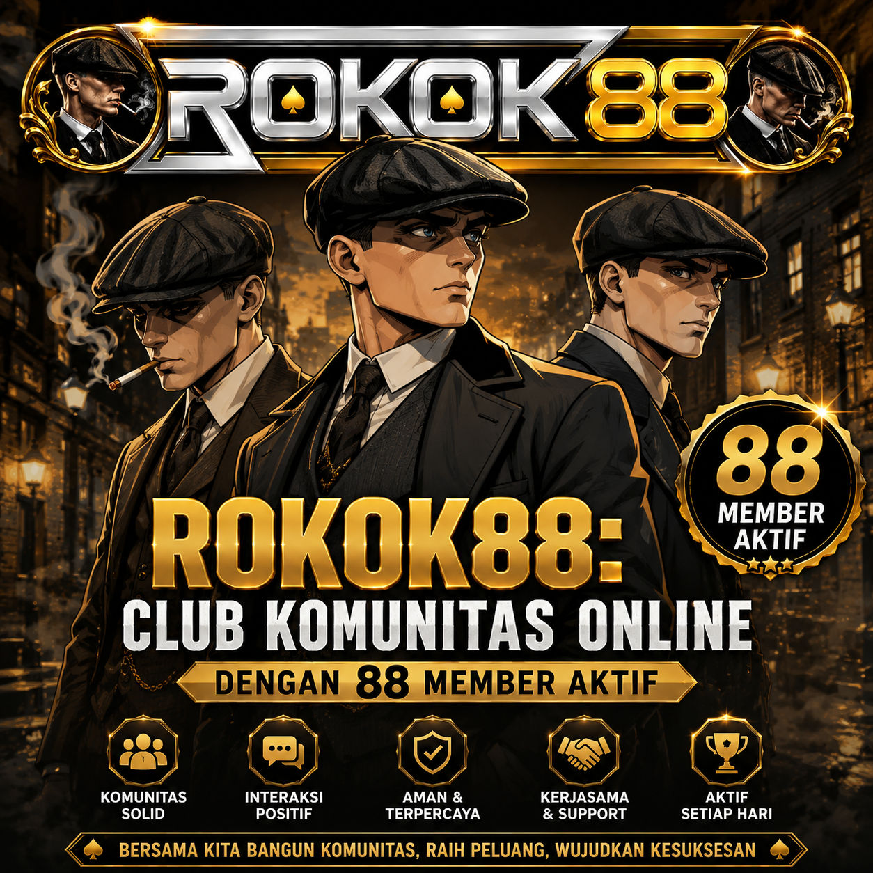 ROKOK88: CLUB KOMUNITAS ONLINE DENGAN 88 MEMBER AKTIF
