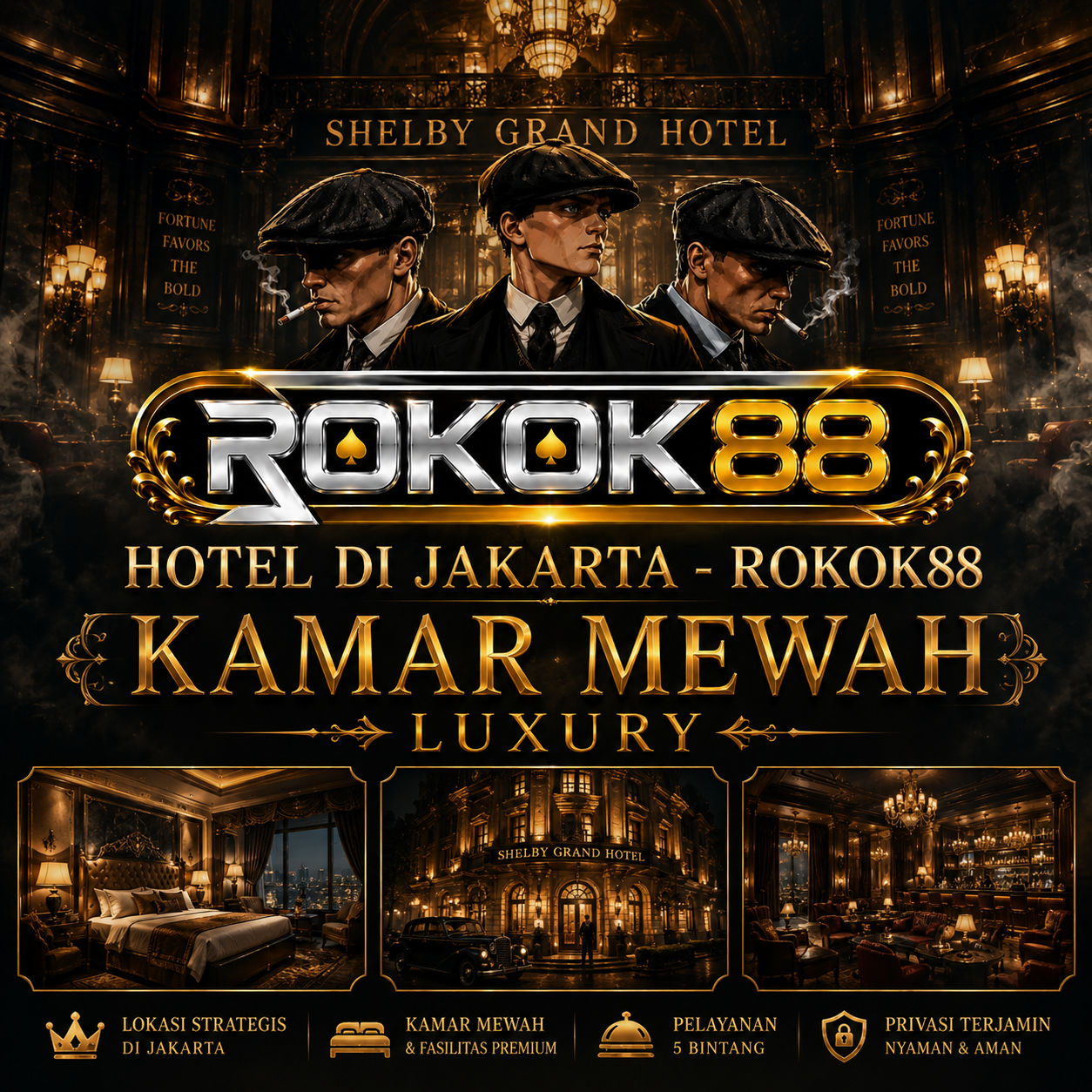 Sertifikat, penghargaan, tanda, atau dokumen yang dipajang di ROKOK88 Hotel Jakarta Pusat - Akomodasi Strategis di Jantung Kota
