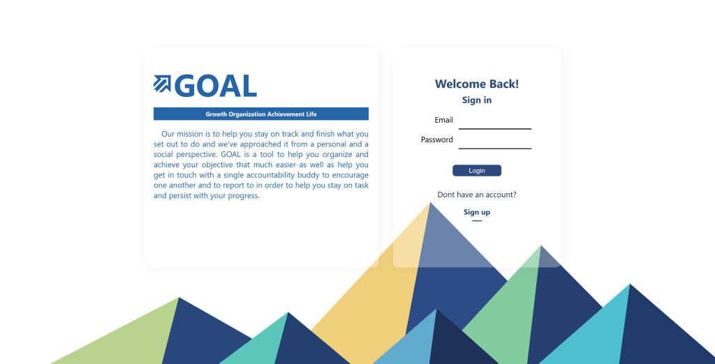 Landing Page With Colour Scheme
